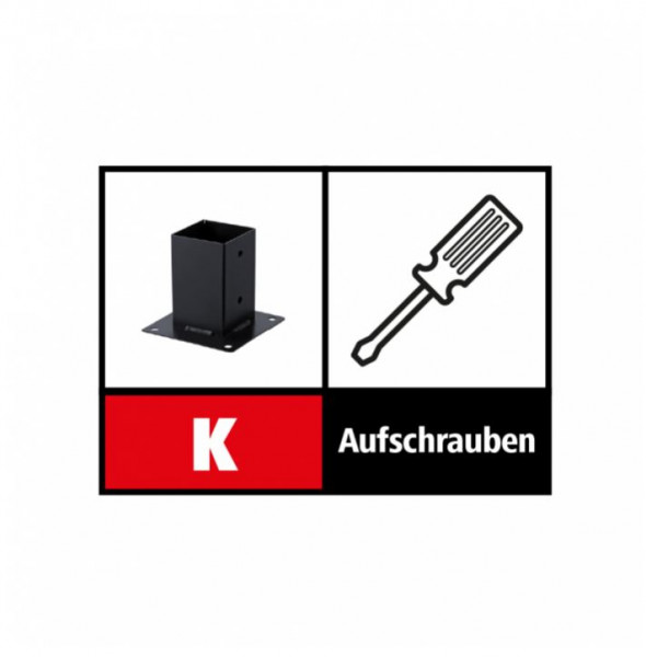 91mm-Suki Pfosten Aufschraubhülse